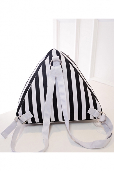 Cute Cartoon Eye stripe Printed Triangle Backpack