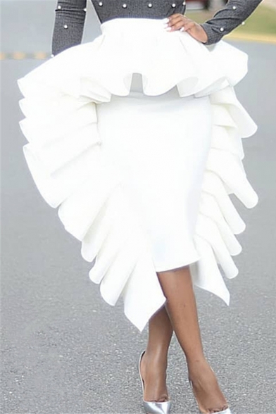 white skirt bodycon