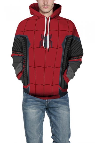 Hot Popular Cool Spider Far From Home 3D Print Long Sleeve Unisex Loose Hoodie