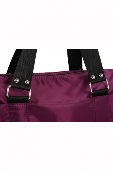 Designer Plain Large Capacity Waterproof Nylon Travel Crossbody Shoulder Bag 35*6*42 CM
