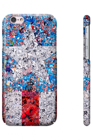 Popular Comic Star Pattern Polish Mobile Phone Case for iPHone