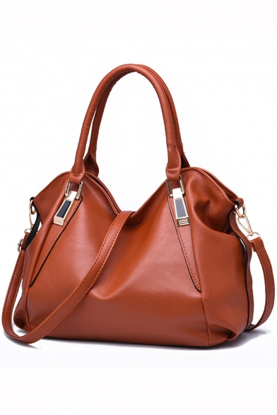 Simple Fashion Plain Tote Handbag for Women 36*15*26 CM