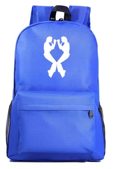 Simple Fashion Figure Printed Large Capacity Laptop Bag School Backpack 31*18*47 CM