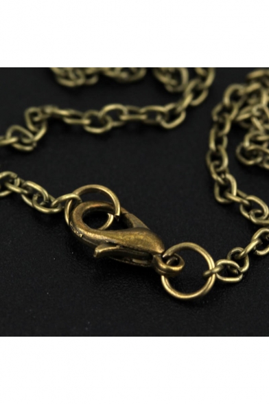 Cool Unique Popular Intelligent Heart Vintage Alloy Pendant Necklace