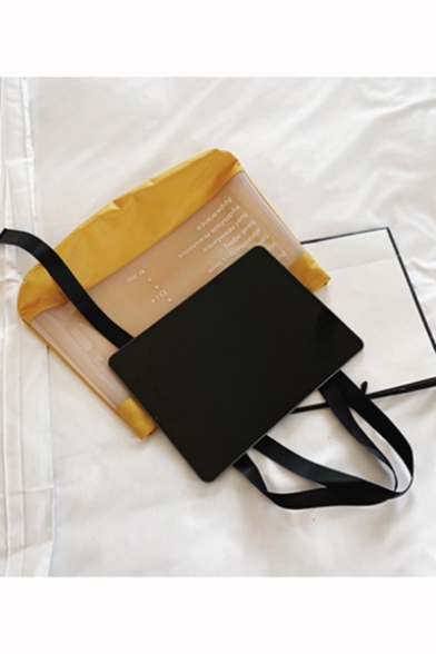 New Stylish Letter Printed Transparent Shoulder Messenger Bag 41*10*30 CM