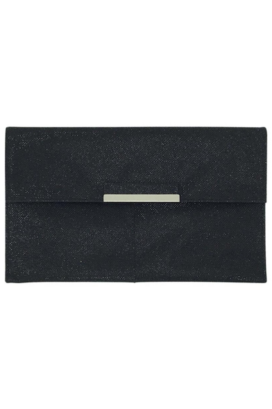 Trendy Sold Color Glitter Envelope Bag Evening Clutch Bag for Women 30.5*18.5*1 CM