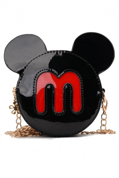 Cute Cartoon Mickey Mouse Shape Crossbody Sling Bag 12*4*12 CM