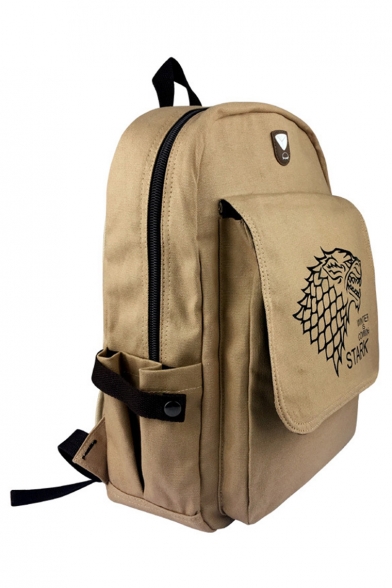 Popular Fashion Cosplay Printed Canvas Leisure Travel Bag School Backpack 30*39*12 CM