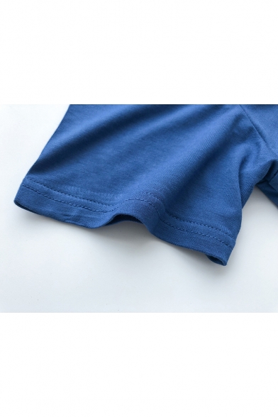 Stylish Drawstring Ruched V-Neck Short Sleeve Casual Modal Cotton T-Shirt