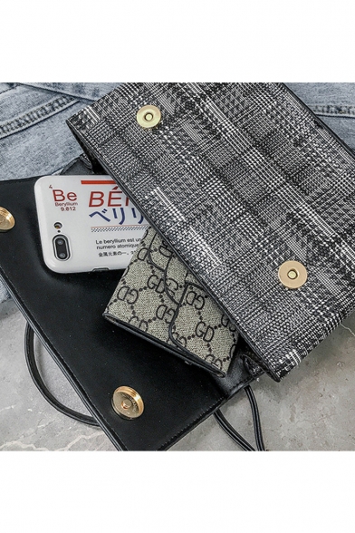 Designer Plaid Pattern Top Handle Shoulder Satchel Bag for Women 22*15*9