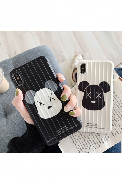 Cool Trunk Cartoon Bear Shatter-Asistant Unisex Mobile Phone Case for iPhone