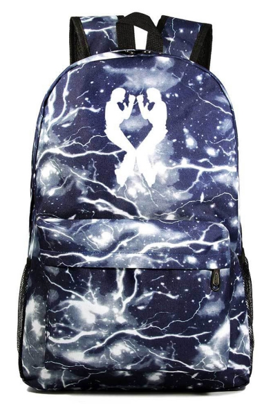 Hot Fashion Figure Lightning Printed Large Capacity Laptop Bag School Backpack 31*18*47 CM