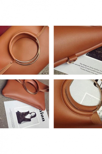 Designer Solid Color Portable Foldable Crossbody Tote Bag 29*4*32 CM