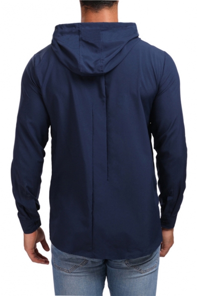 shirt with hood mens