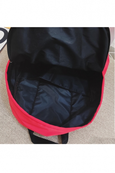 Stylish Ladybug Pattern Nylon Travel Varsity Backpack 39*28*12 CM