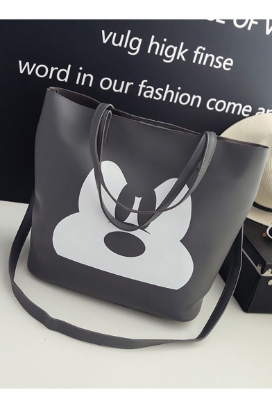 Cute Cartoon Mickey Mouse Pattern Large Capacity Shoulder Shopping Bag 31*51*31 CM