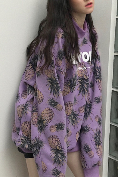 pineapple oversized sweatshirt