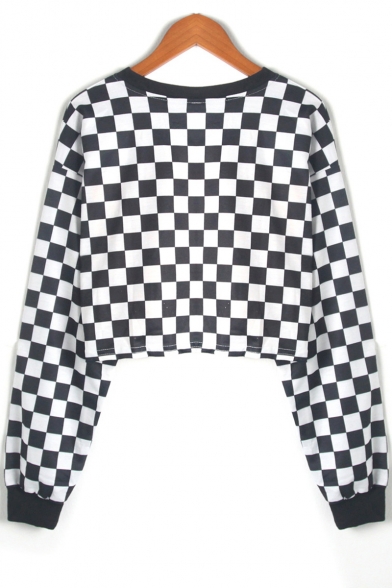 Stylish Colorblock Checkerboard Pattern 