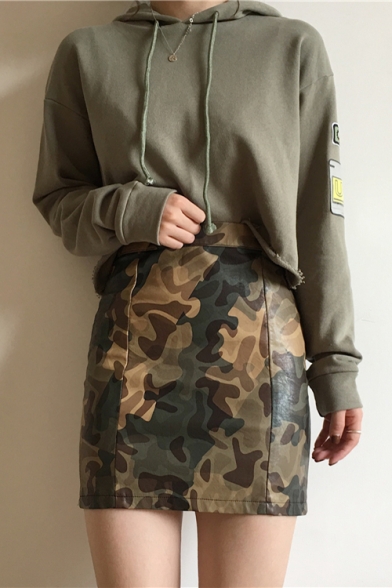 hoodie army green