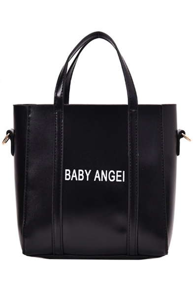 Simple Fashion Letter BABY ANGEL Printed Should Tote Bag 22*22*9 CM