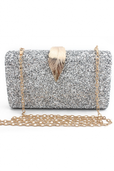 glitter evening bag