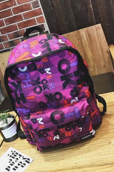 Fashion Letter Print School Bag Backpack for Girls 40*30*15 CM