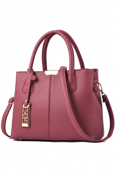 Women's Elegant Solid Color Commuter Handbag Shoulder Bag 30*14*22 CM
