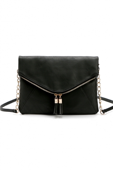 plain black sling bag