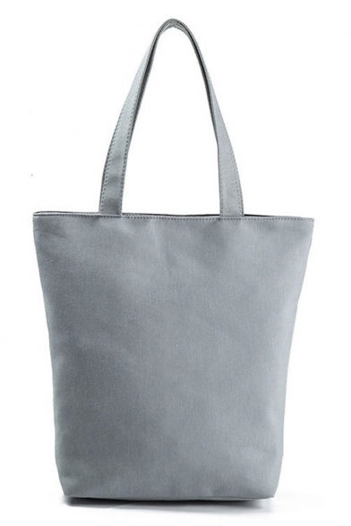 Designer Fruit Stripe Printed Black and White Shoulder Tote Bag 27*11*38 CM