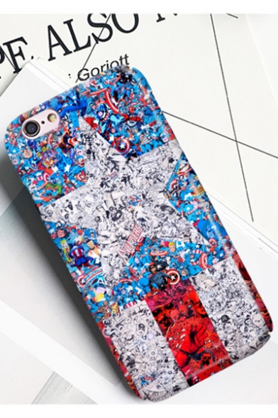 Popular Comic Star Pattern Polish Mobile Phone Case for iPHone