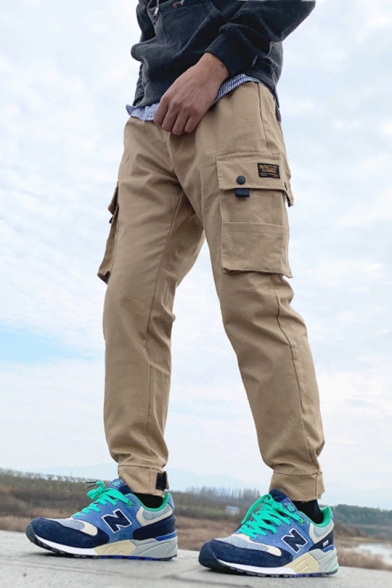 fitted cargo pants mens