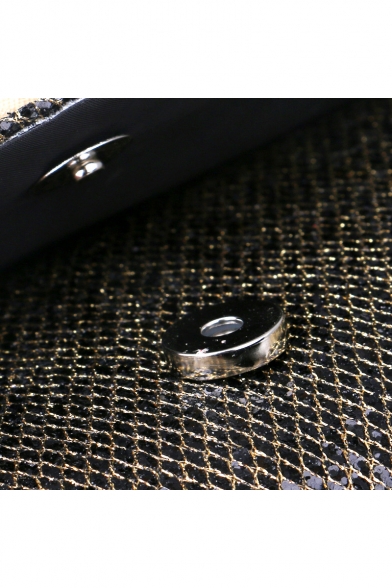 Stylish Floral Pearl Rhinestone Embellishment Top Handle Clutch Handbag 26*5.5*13 CM