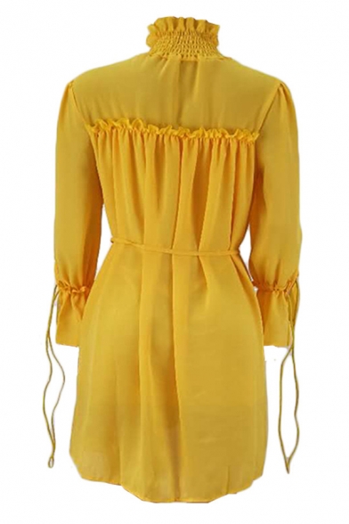 hot yellow dress