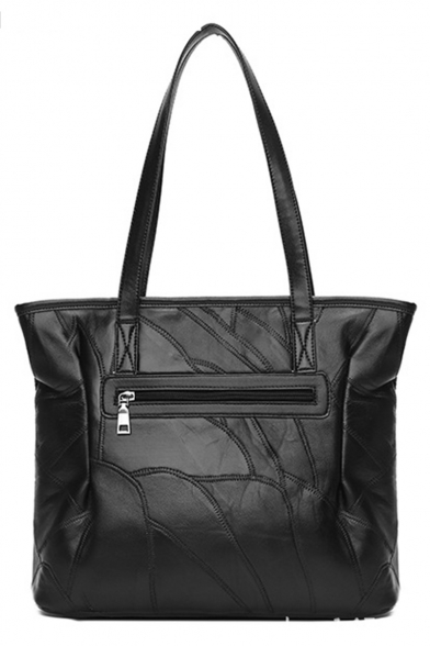 plain black shoulder bag