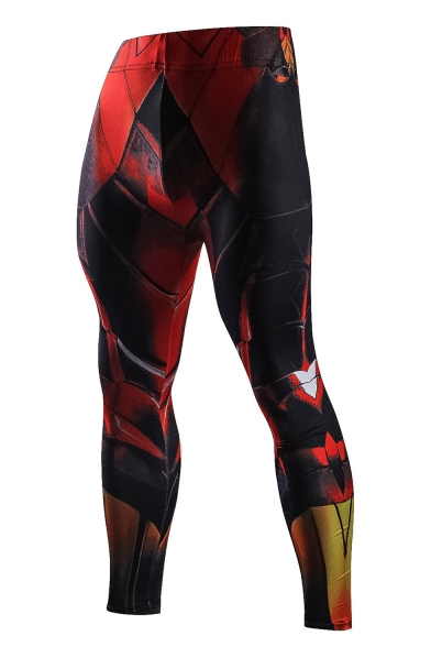 Popular Fashion Cosplay Printed Quick Drying Highly Elastic Skinny Sports Jogging Pants