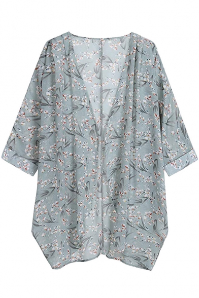 light blue kimono cardigan