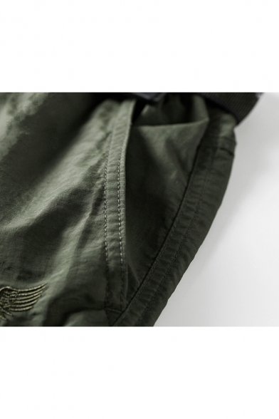 Men's Simple Fashion Solid Color Multi-pocket Outdoor Casual Cargo Pants