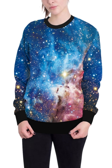 blue galaxy sweatshirt