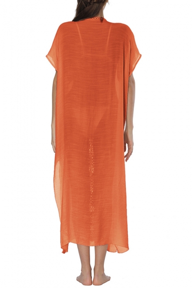 crochet beach kaftan