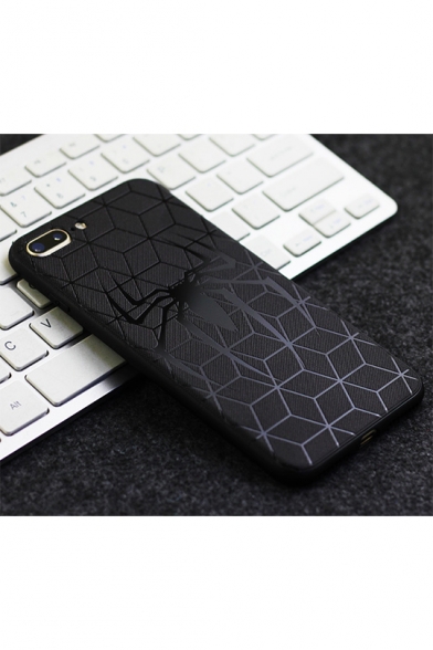 Popular Spider Cameo Frosted Silicone Black iPhone Case