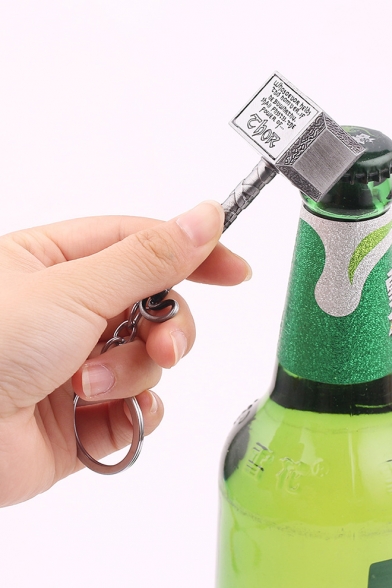 Creative Battle Axe Shaped Bottle Opener Key Ring