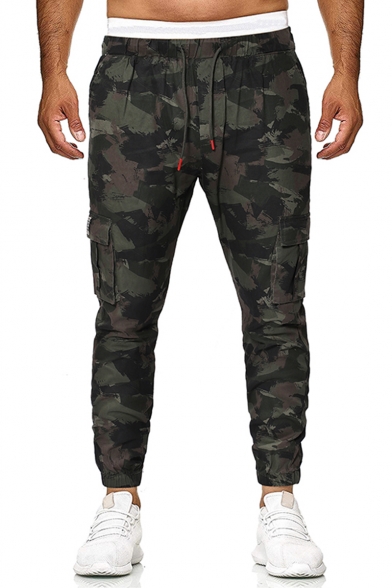 army print cargo pants for mens