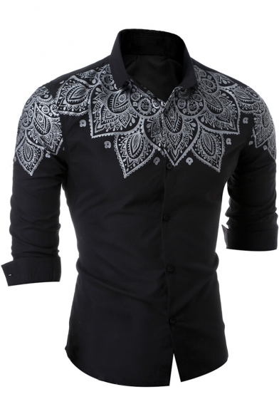 black fancy shirts