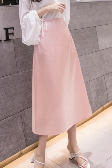 simple silk maxi dress