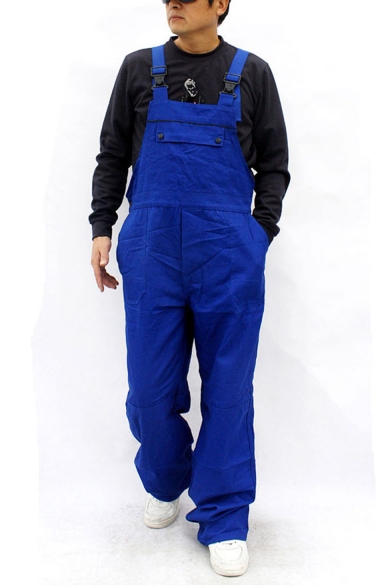 New Stylish Buckle Straps Workwear Mechanic Overalls for Men