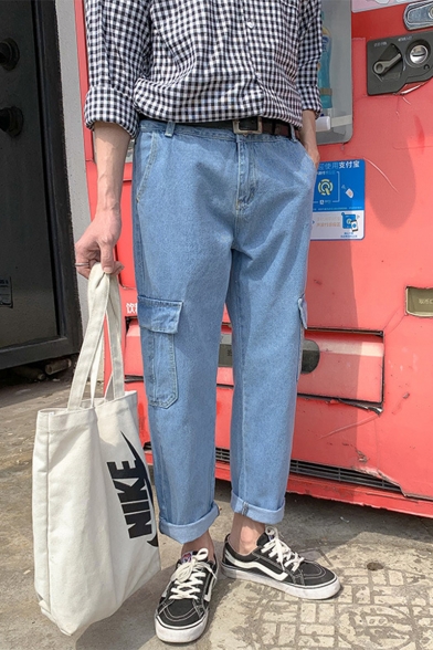 straight wide leg jeans mens