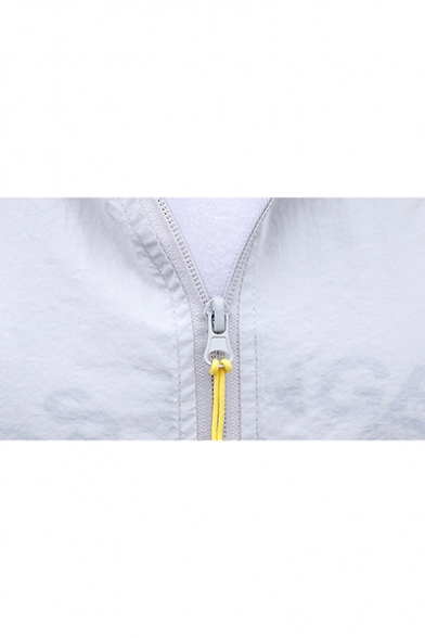 Summer Unisex Outdoor Breathable Zip Up Hooded Skin Jacket