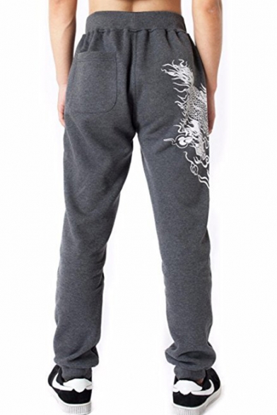 dragon print sweatpants