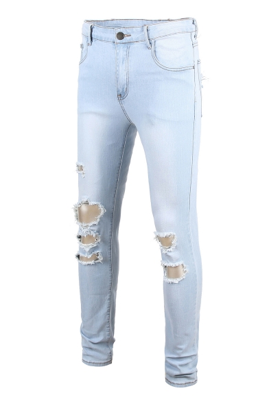 destroyed ripped jeans mens