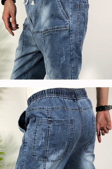 multi ripped jeans